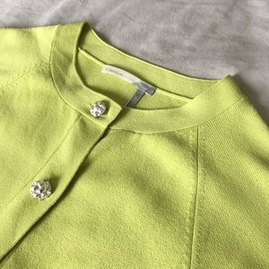 Lime Green Cardigan, Size XS
